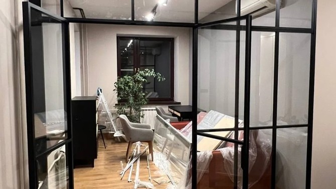 Распашная перегородка Europolis, в гостиную, Арт.0032-06