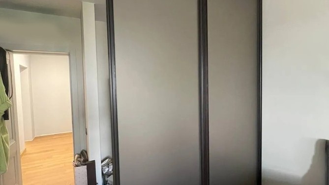 Статичная перегородка Rubica, с матовым стеклом, в комнату, Арт.0062-01