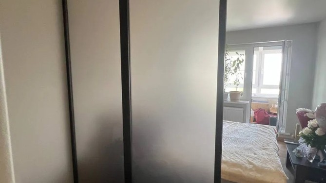 Статичная перегородка Rubica, с матовым стеклом, в комнату, Арт.0062-02