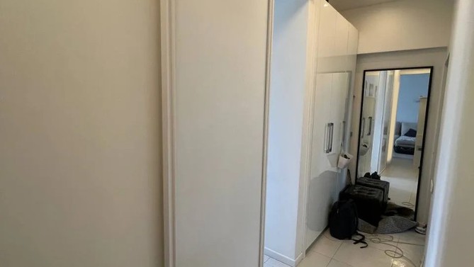 Подвесная дверь Enli, с доводчиком в гардеробную, Арт.0068-03