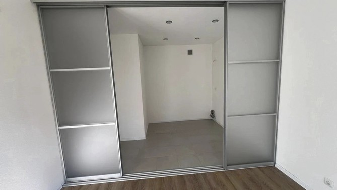 Межкомнатная перегородка Imodern, с матовым стеклом, в спальню, Арт.0138-03