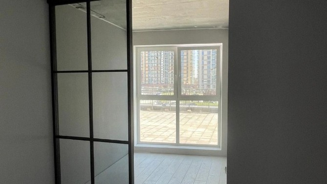 Межкомнатная перегородка Makuhni, с прозрачным стеклом, на балкон, Арт.0179-01